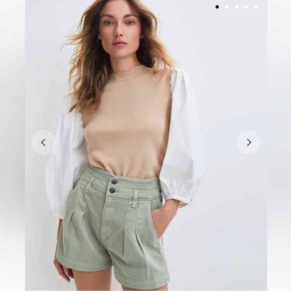 Veronica Beard Merino Wool Balloon Sleeve Sweater - Picture 9 of 9